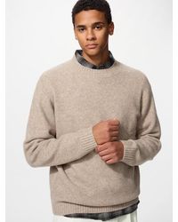 Uniqlo - Soufflé Yarn Crew Neck Jumper - Lyst