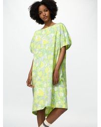 Uniqlo - Relaxed Dress (Short Sleeve, Floral) - Lyst