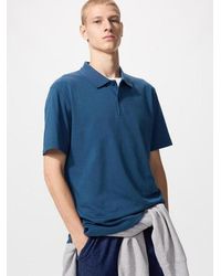 Uniqlo - Airism Cotton Piqué Polo Shirt - Lyst