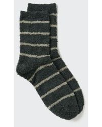 Uniqlo - Heattech Socks (Fluffy, Striped) - Lyst