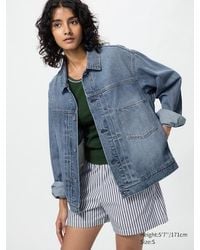 Uniqlo - Cotton Easy Shorts (Striped) - Lyst
