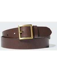 Uniqlo - Italian Leather Garrison Belt - Lyst