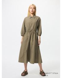 Uniqlo - Vestito Nylon Maniche A 3/4 - Lyst