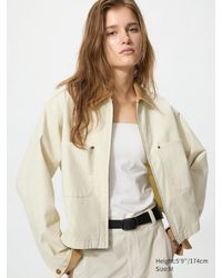 Uniqlo - Zip-Up Short Jacket - Lyst