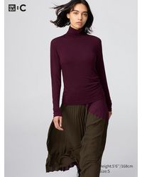 Uniqlo - Maglia Termica Heattech Extra Caldo Misto Cashmere Collo Alto - Lyst