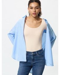 Uniqlo - Airism Scoop Neck T-Shirt - Lyst