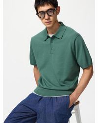 Uniqlo - Washable Knit Polo Jumper (Short Sleeve) - Lyst