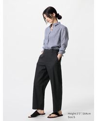 Uniqlo - Pantalón Lino Algodón - Lyst