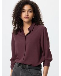 Uniqlo - Rayon Blouse - Lyst