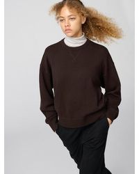 Uniqlo - Smooth Cotton Crew Neck Jumper - Lyst