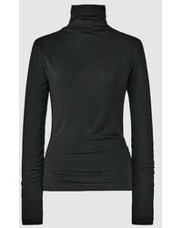 Uniqlo - Heattech Extra Warm Cashmere Blend Turtleneck T-Shirt (Long Sleeve) - Lyst