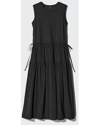 Uniqlo - Combination Tiered Dress (Sleeveless) - Lyst