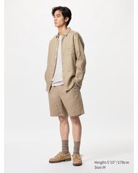 Uniqlo - Easy Shorts (Leinenmix) - Lyst