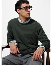 Uniqlo - 100% Merino Crew Neck Jumper - Lyst