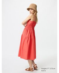 Uniqlo - Vestito A Canotta Misto Lino - Lyst