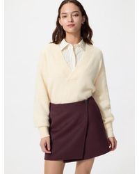 Uniqlo - Doubled-Faced Wool Blend Mini Skirt - Lyst