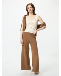 Uniqlo - Washable Knit Trousers (Smooth) - Lyst