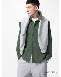 Uniqlo - Jersey Oversized Overshirt - Lyst