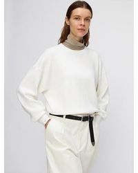 Uniqlo - Smooth Cotton Crew Neck Jumper - Lyst