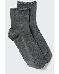 Uniqlo - Heattech Socks (Crew Frill) - Lyst