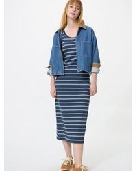 Uniqlo - Ribbed Bra Dress (Sleeveless, Striped) - Lyst