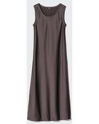 Uniqlo - Satin Dress (Sleeveless) - Lyst