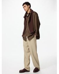 Uniqlo - Pleated Wide Trousers (Longer) - Lyst