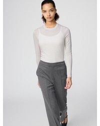 Uniqlo - Heattech Extra Warm Cashmere Blend Crew Neck T-Shirt (Long Sleeve) - Lyst