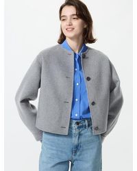 Uniqlo - Double-Faced Wool Blend Blouson - Lyst