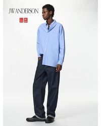 Uniqlo - Selvedge Straight Jeans (Longer) - Lyst