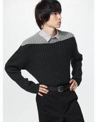 Uniqlo - 3D Knit Seamless Boat Neck Jumper - Lyst