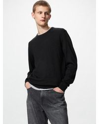 Uniqlo - 100% Merino Crew Neck Jumper - Lyst