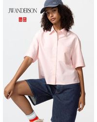 Uniqlo - Oxford Boxy Shirt - Lyst