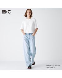 Uniqlo - Gerade jeans (wide fit) - Lyst