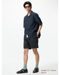 Uniqlo - Linen Blend Easy Shorts - Lyst