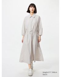 Uniqlo - Vestito Nylon Maniche A 3/4 - Lyst