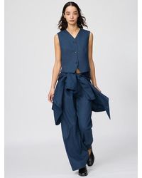 Uniqlo - 100% Premium Linen Trousers - Lyst