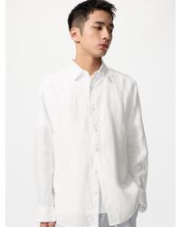 Uniqlo - 100% Premium Linen Shirt - Lyst