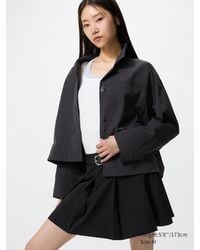 Uniqlo - Open Collar Short Jacket - Lyst