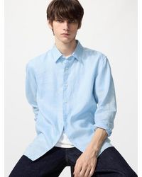 Uniqlo - 100% Premium Linen Shirt - Lyst