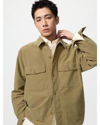 Uniqlo - Jersey Oversized Overshirt - Lyst