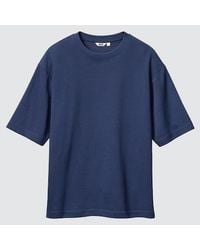 Uniqlo - Airism Cotton Oversized Crew Neck T-Shirt - Lyst