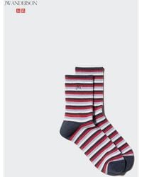 Uniqlo - Heattech Half Socks (Multi-Striped) - Lyst