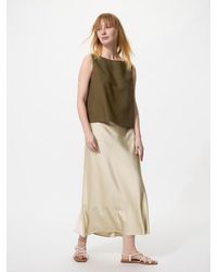 Uniqlo - Satin Skirt - Lyst