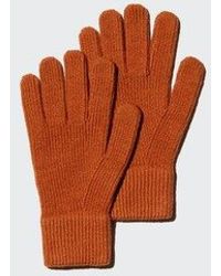 Uniqlo - Heattech Knit Gloves - Lyst