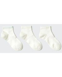 Uniqlo - Short Socks (Pile Line, 3 Pairs) - Lyst