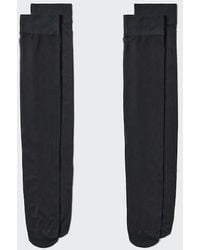 Uniqlo - Knee High Sheer Socks (2 Pairs) - Lyst