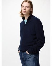 Uniqlo - 100% Cashmere Half-Zip Jumper - Lyst