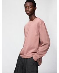 Uniqlo - Airism Cotton Crew Neck T-Shirt (Long Sleeve) - Lyst
