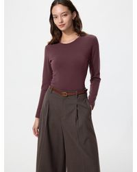 Uniqlo - Heattech Ultra Warm Crew Neck T-Shirt (Long Sleeve) - Lyst